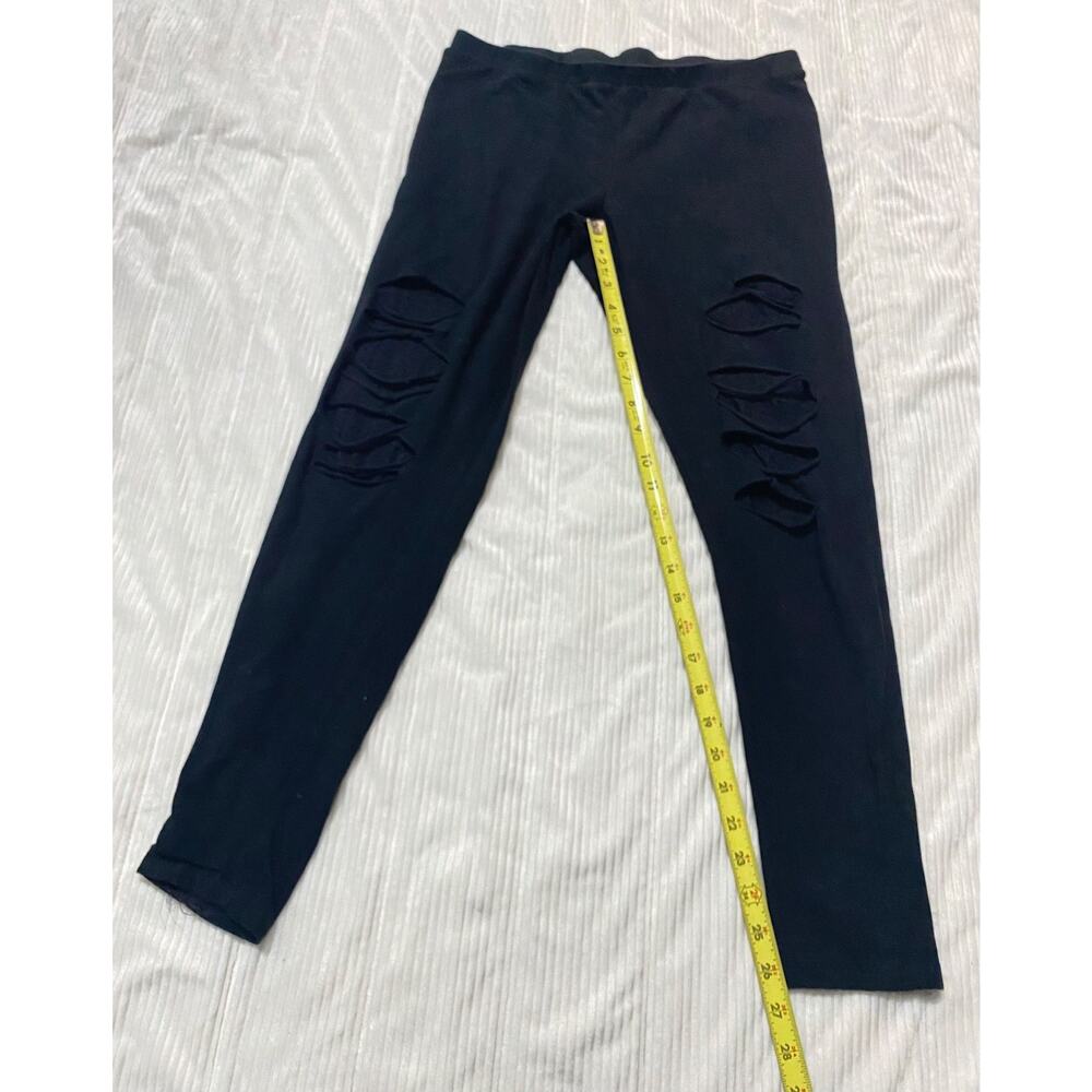G by guess leggings black size XL with lace in front
